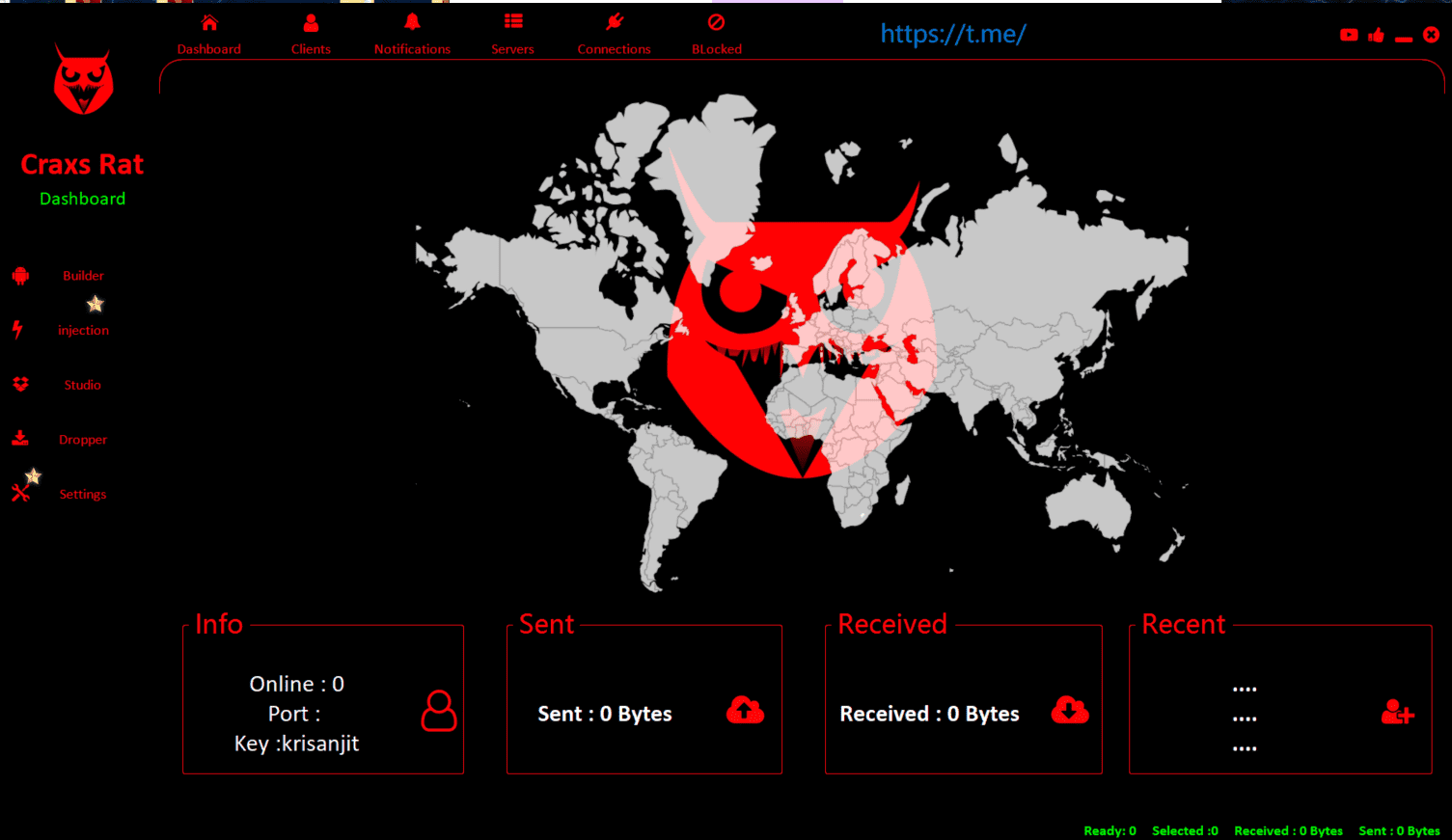 Craxs Rat V7.2 | Home Screen Of Craxs Rat V7.2