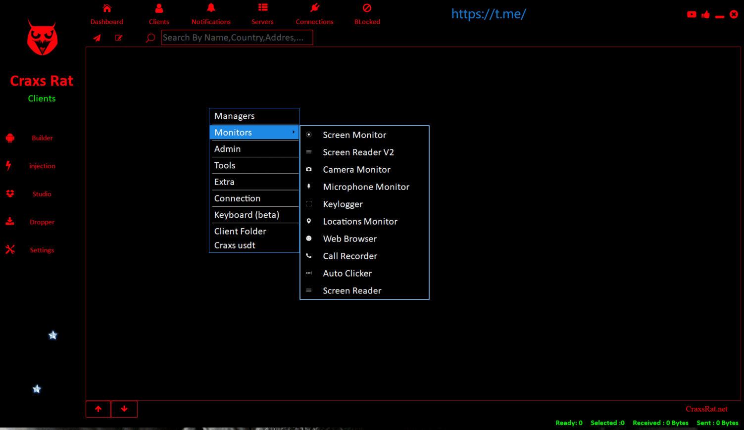 Craxs Rat V7.2 Features