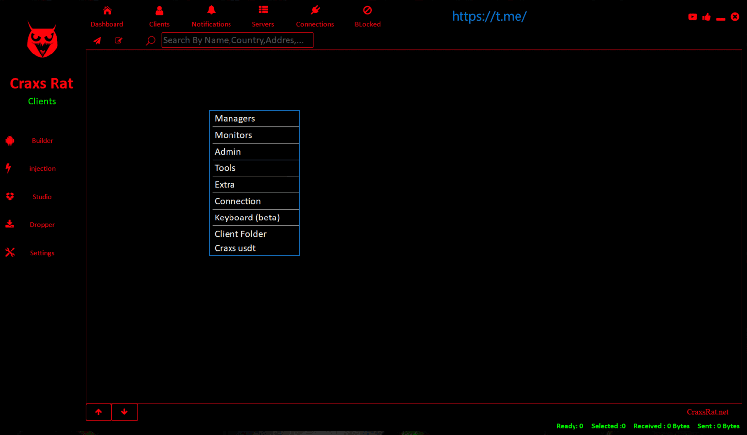 Features of Craxs Rat V7.2