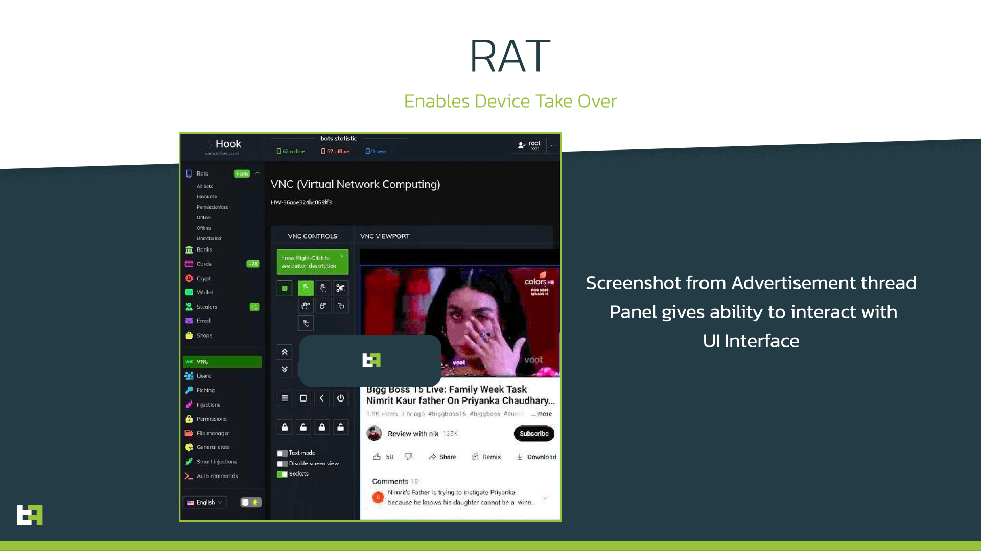 Hook Botnet | Android Hacking
