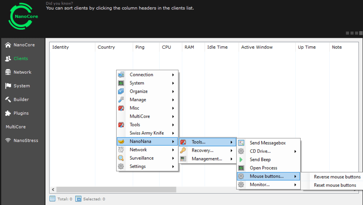 NanoCore Rat NanoNano Tools - Mouse Buttons | Hack the Mouse Buttons and Control them