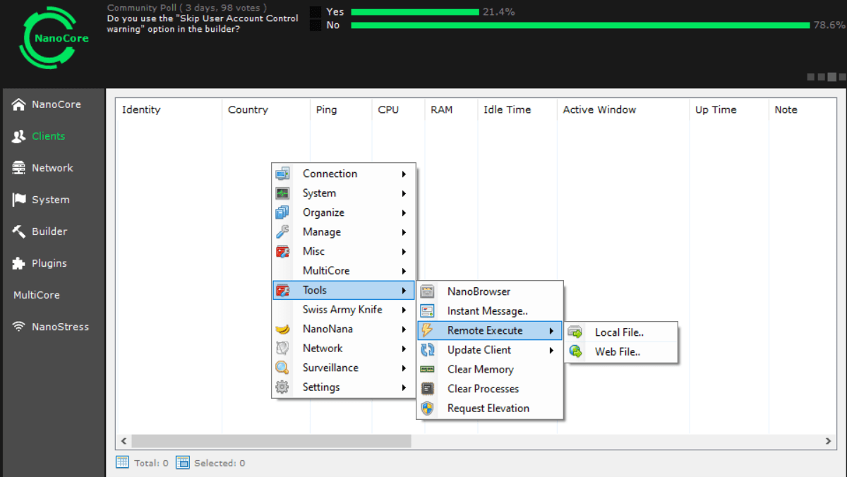 NanoCore Rat Tools - Included Hacking tools in NanoCore Rats